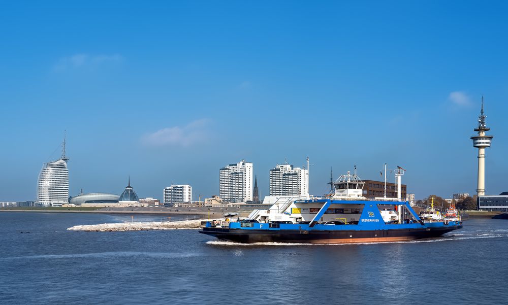 Fähre Bremerhaven Blexen Foto & Bild architektur, schiffe und