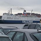 Fähre "Fantaasia" aus Talinn (Estland) läuft im Fährhafen von Stockholm ein