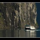 Fähre im Geirangerfjord