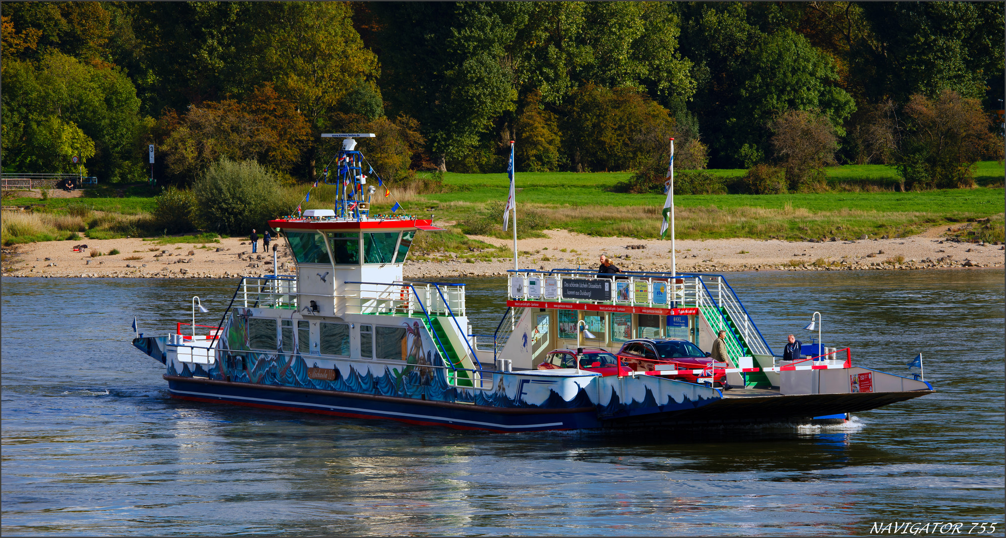 Fähre, Meerbusch - Kaiserswerth