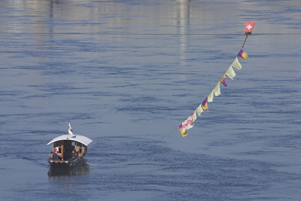 Fähre über den Rhein