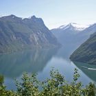 Fähre von Hellesylt nach Geiranger am 11. Juni 2007.