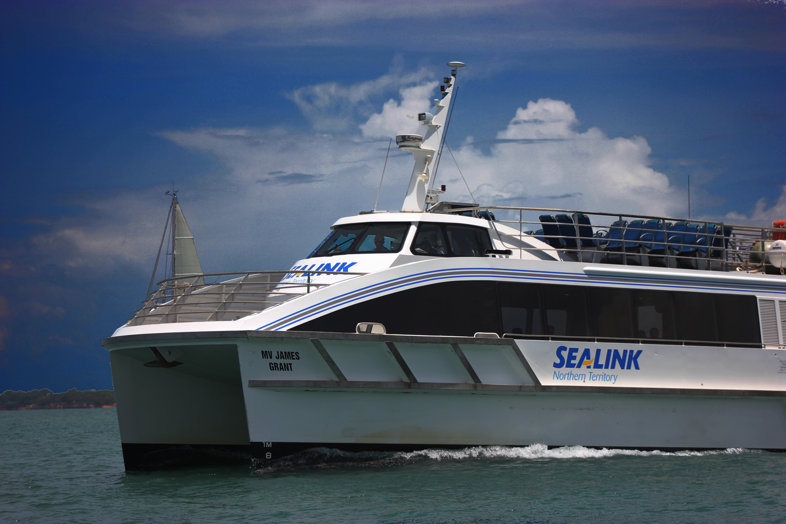 Fähre von Mandorah nach Cullen Bay, Fannie Bay, Darwin Foto & Bild