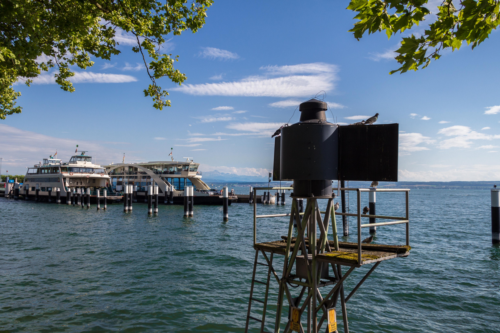 Fährehafen in Meersburg