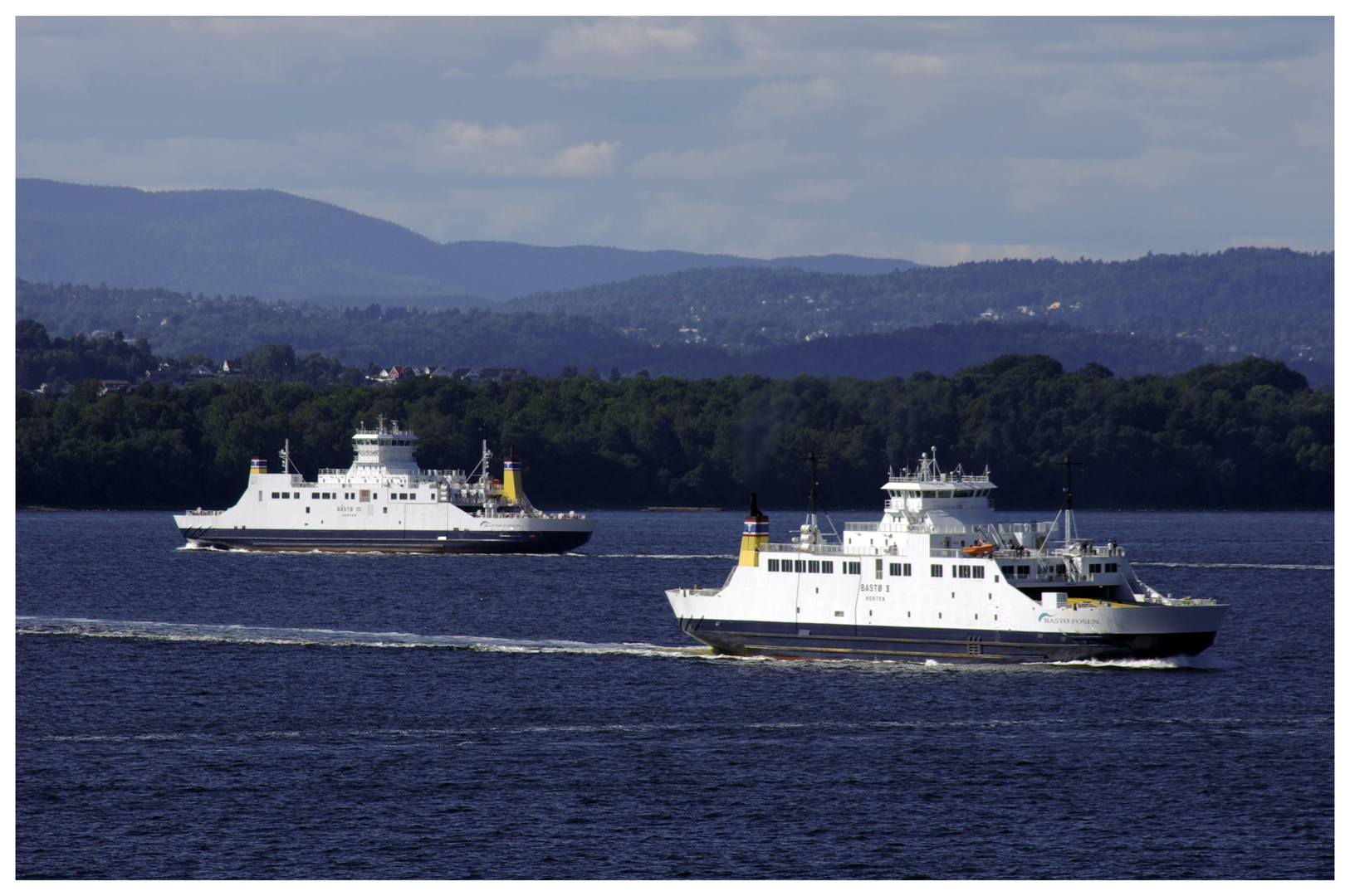 Fähren im Oslofjord