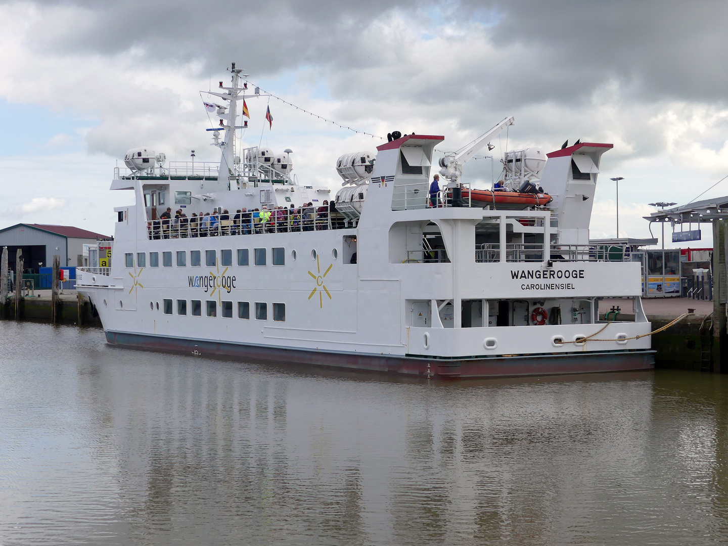 Fährfahrt nach Wangerooge