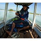 Fährmann über den Mekong