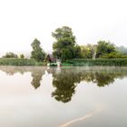 Fährstelle im Nebel