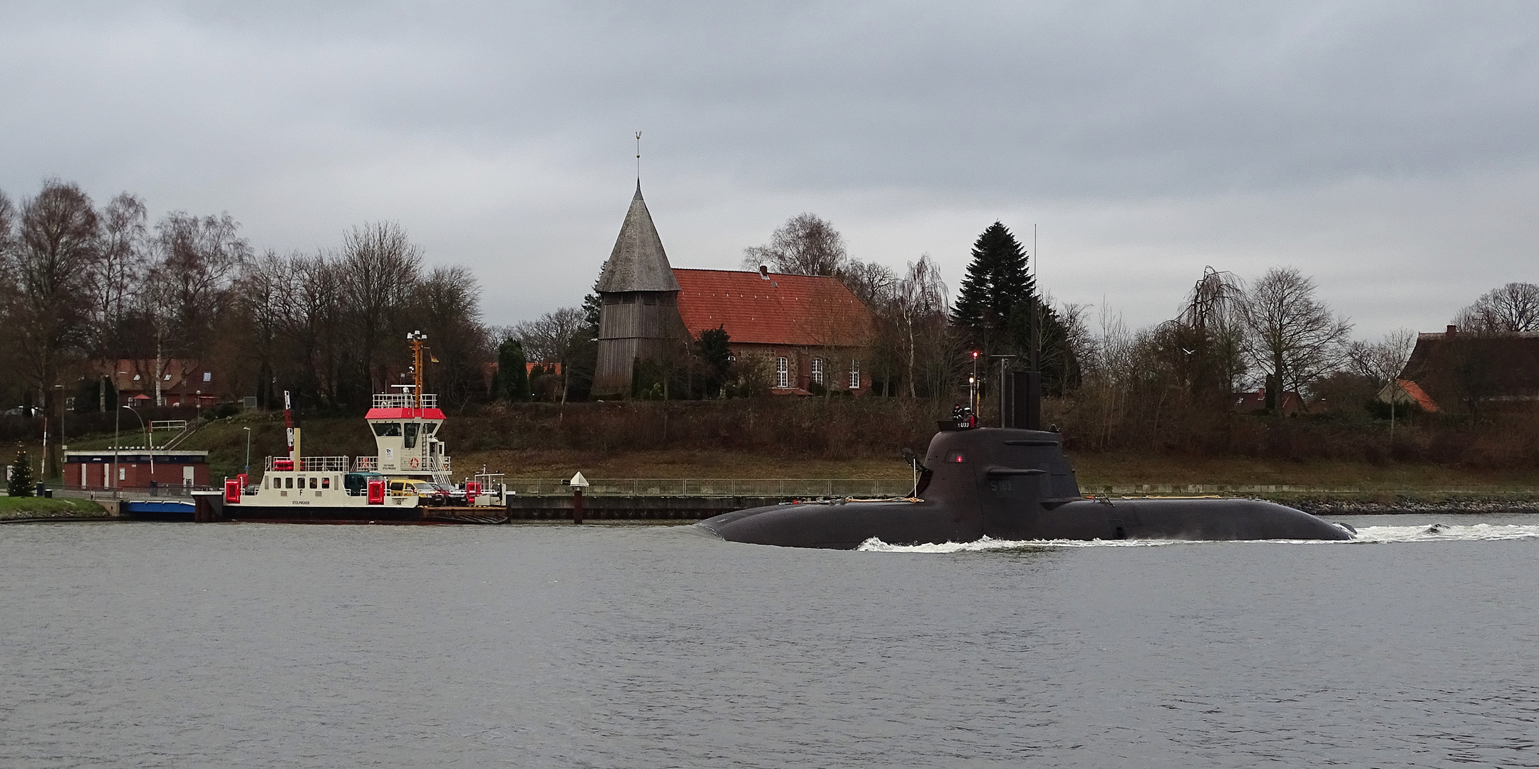 Fährstelle Sehestedt, Kanalkilometer 75