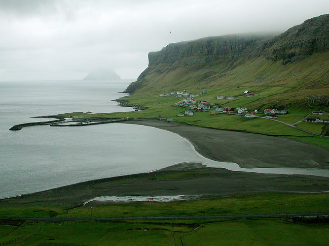 Färöer-Reise 2003 (Flussdelta)