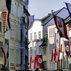 Fahnenschmuck Rosenmontag in Bonn