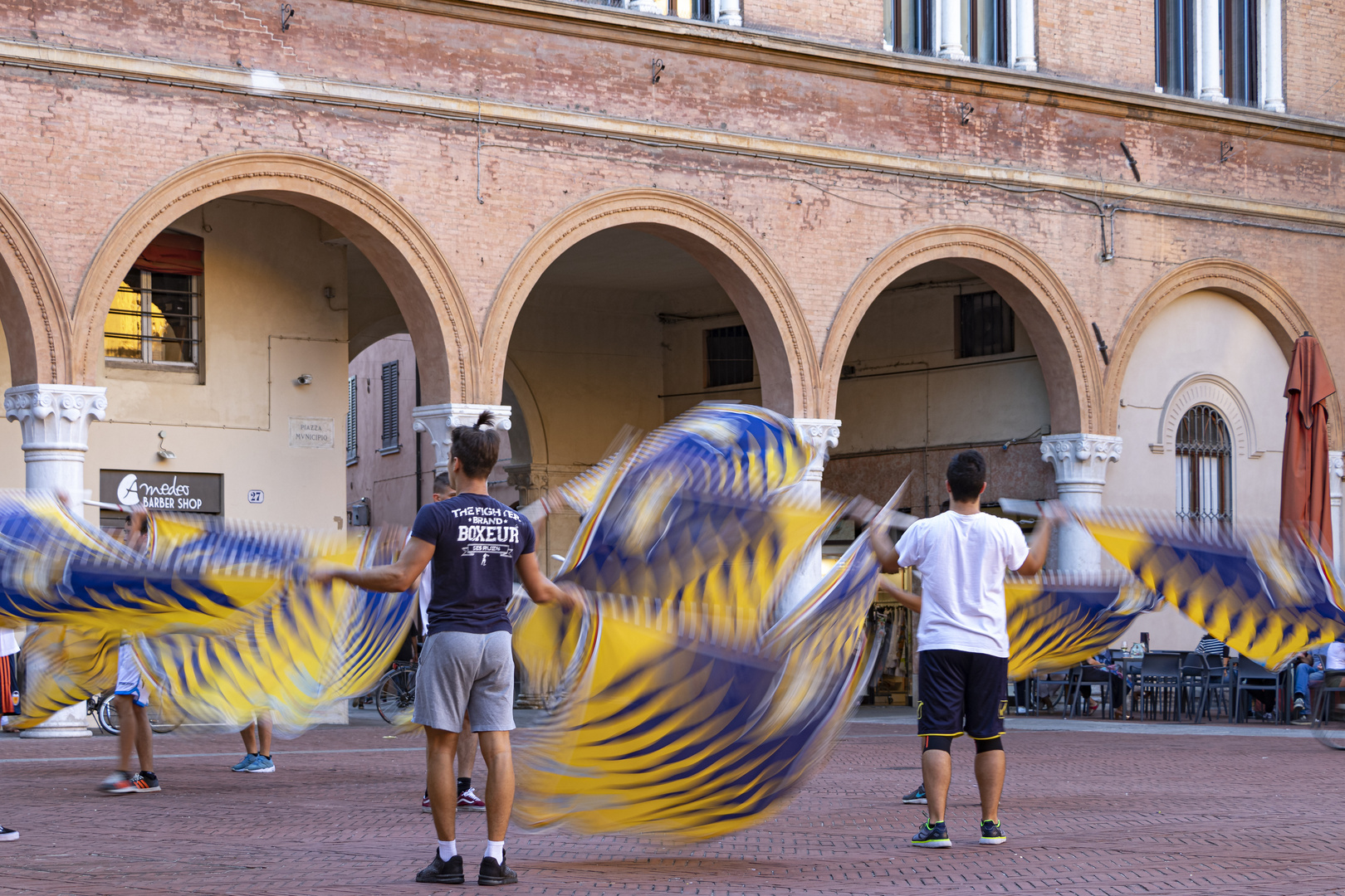 Fahnenschwinger in Ferrara