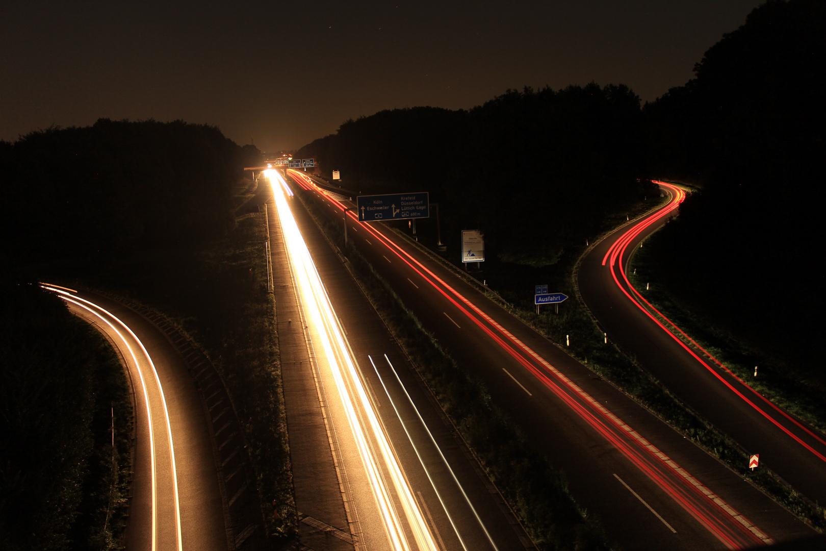 Fahren auf der Autobahn