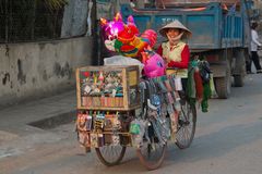 Fahrender Krämerladen in Ninh Binh