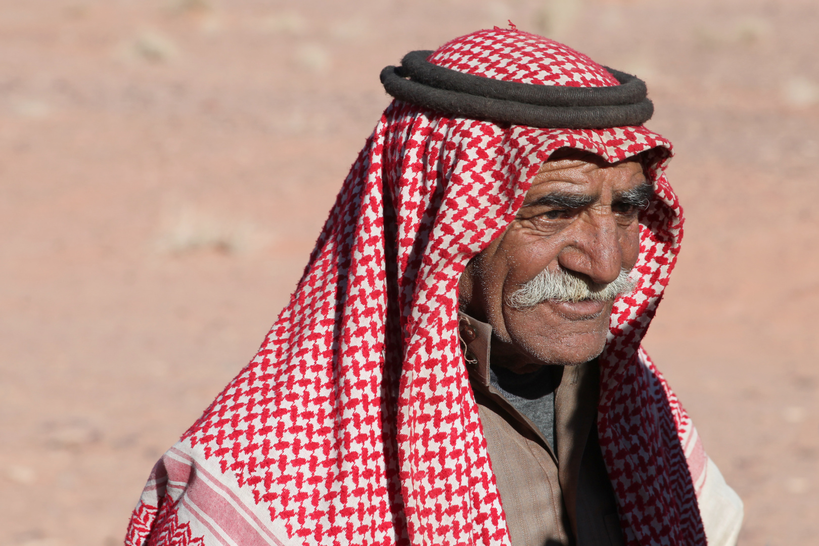 Fahrer in Wadi Rum