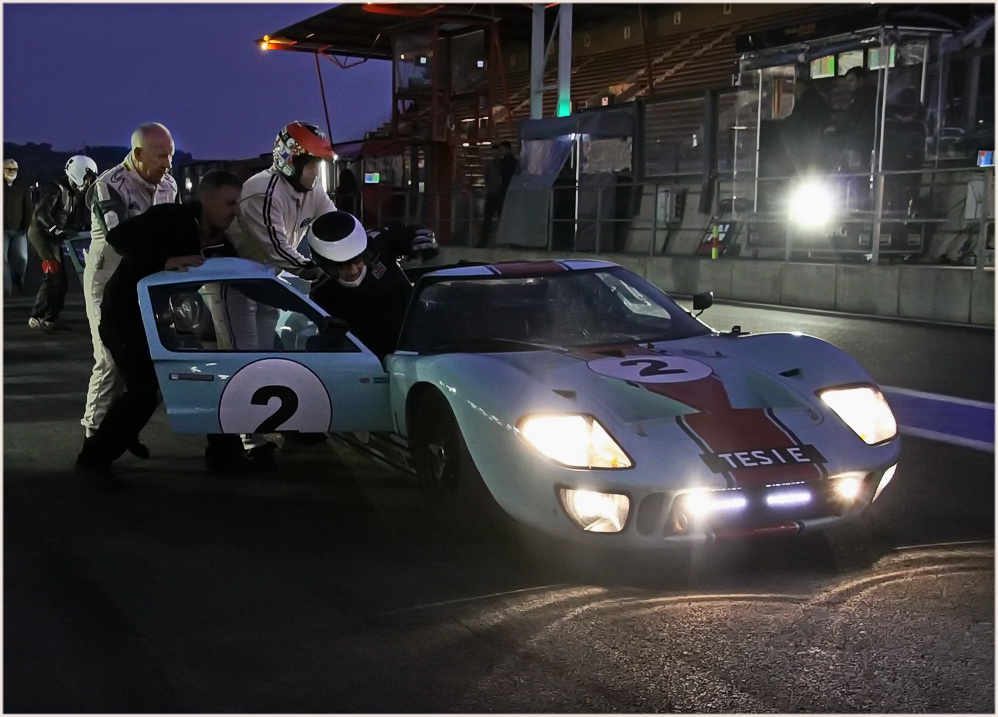 Fahrerwechsel beim Ford GT 40