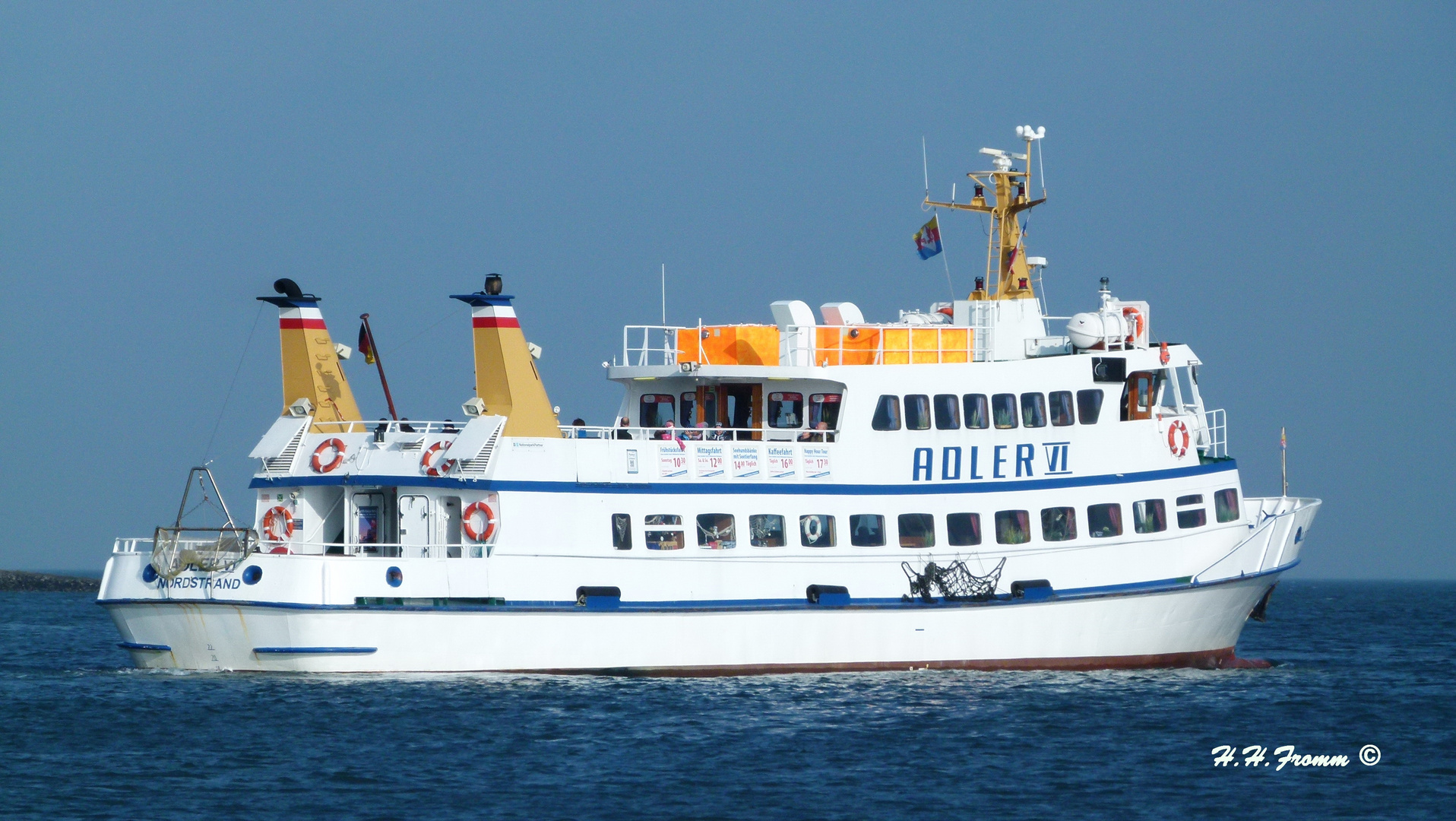 Fahrgastschiff Adler VI in Hörnum/Sylt