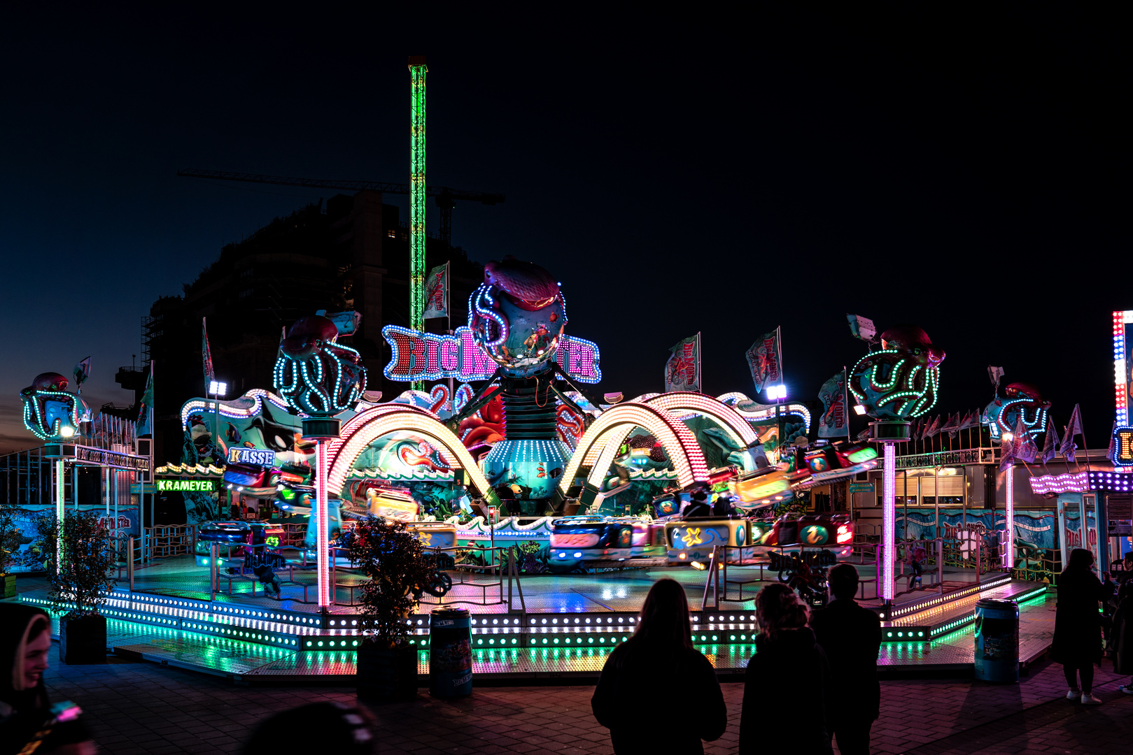 Fahrgeschäft auf dem Hamburger DOM