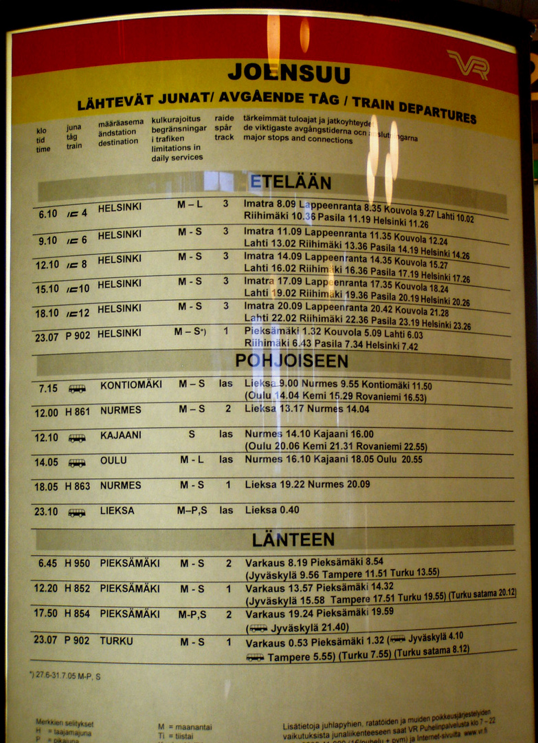 Fahrplan