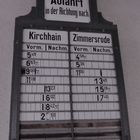 Fahrplan Anno 1955