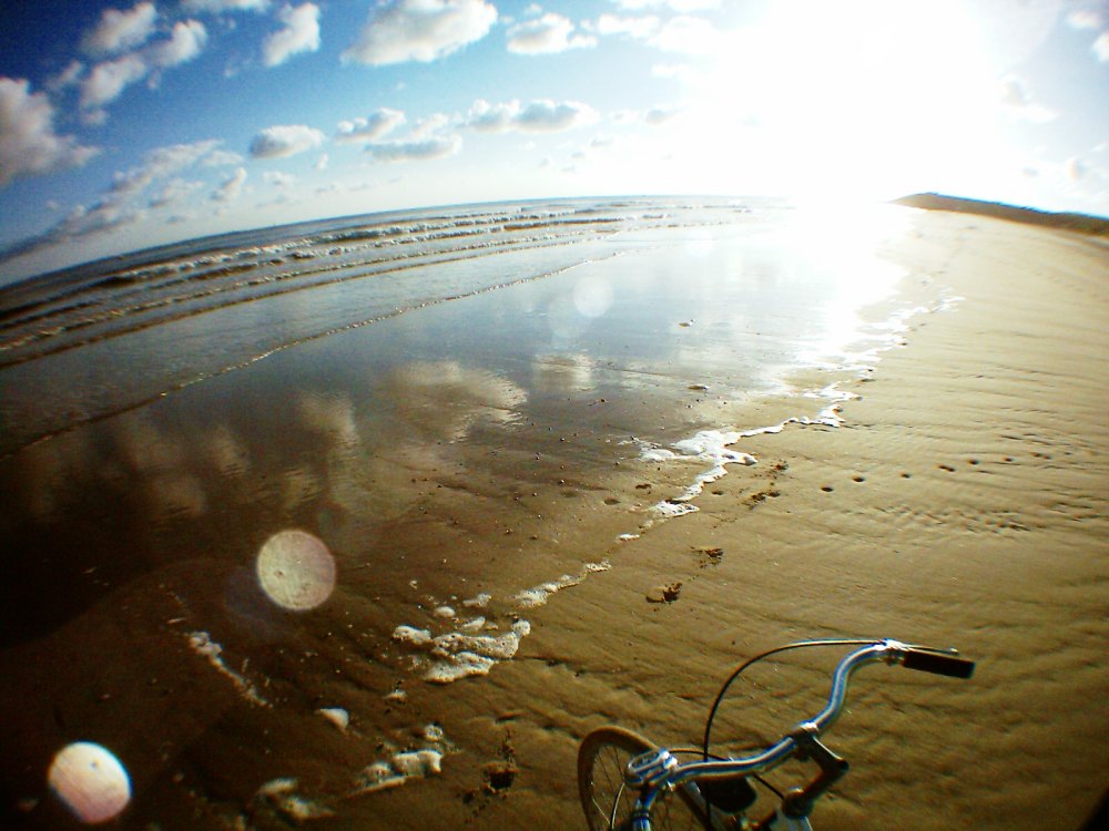 Fahrrad am Strand