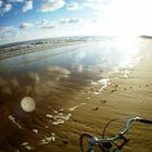 Fahrrad am Strand