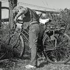  Fahrrad am Strand von Selsey - Sussex