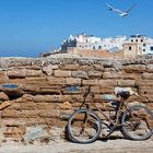 Fahrrad an der Stadtmauer