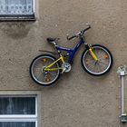 Fahrrad an der Wand