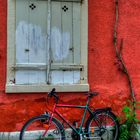 Fahrrad an der Wand