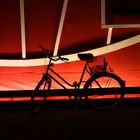 Fahrrad einsam und vergessen Winter - Tollwood 2014 -