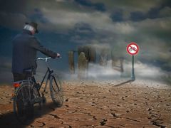 Fahrrad fahren verboten