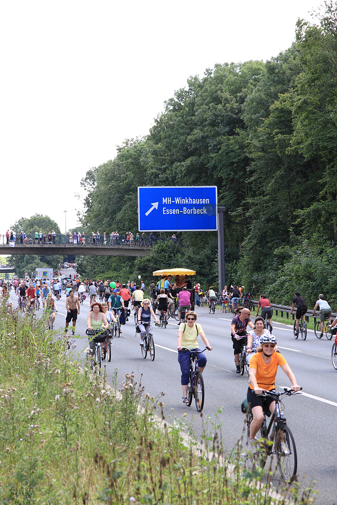 Fahrrad Frei auf A40