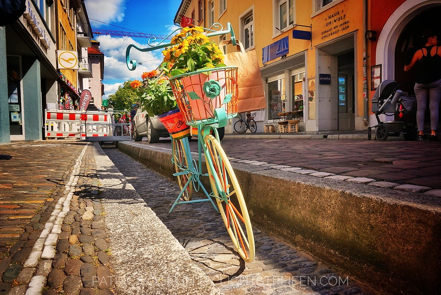 Fahrrad im Bächle