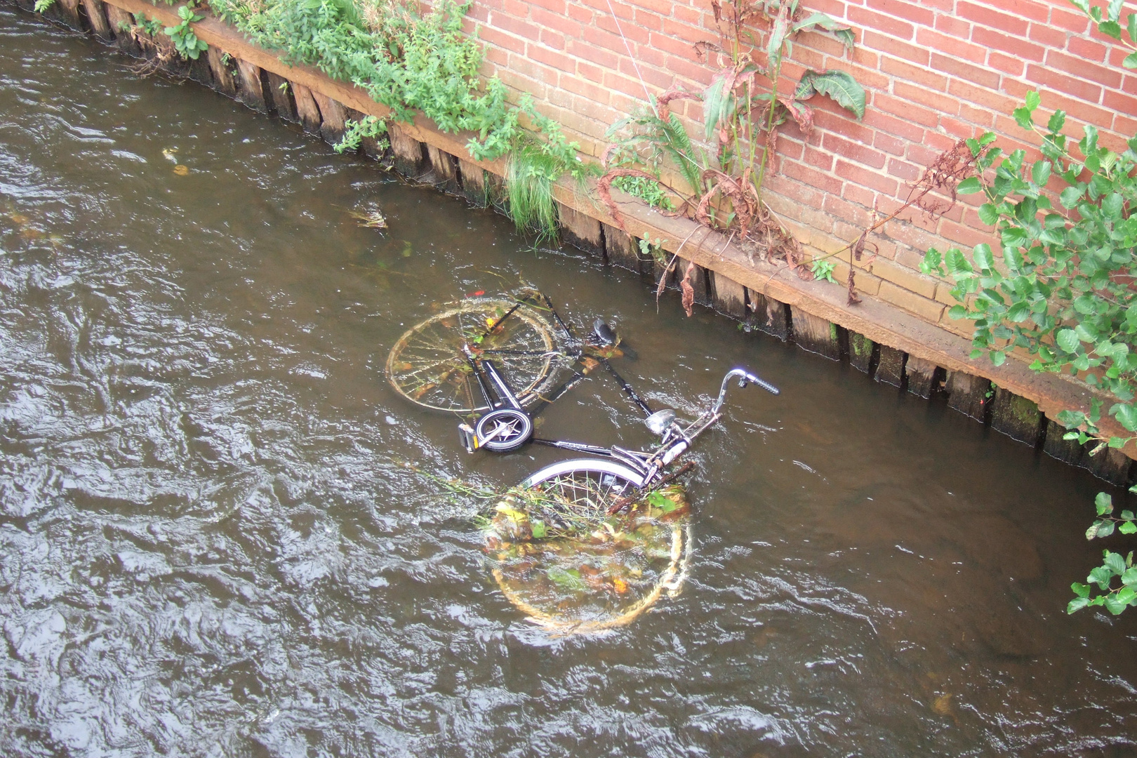 FAHRRAD IM FLUSS