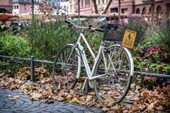 Fahrrad im Herbst