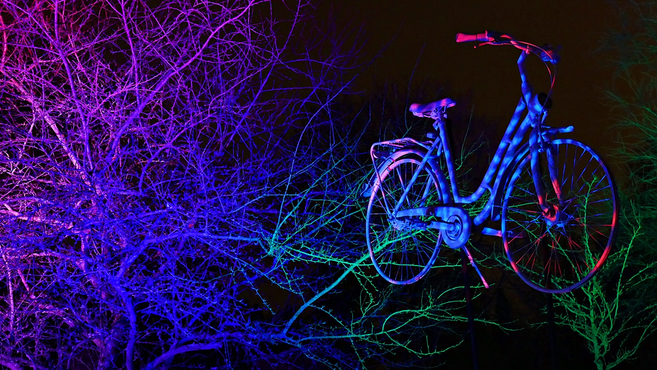 Fahrrad im Licht!