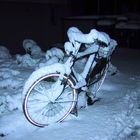 Fahrrad im Winter