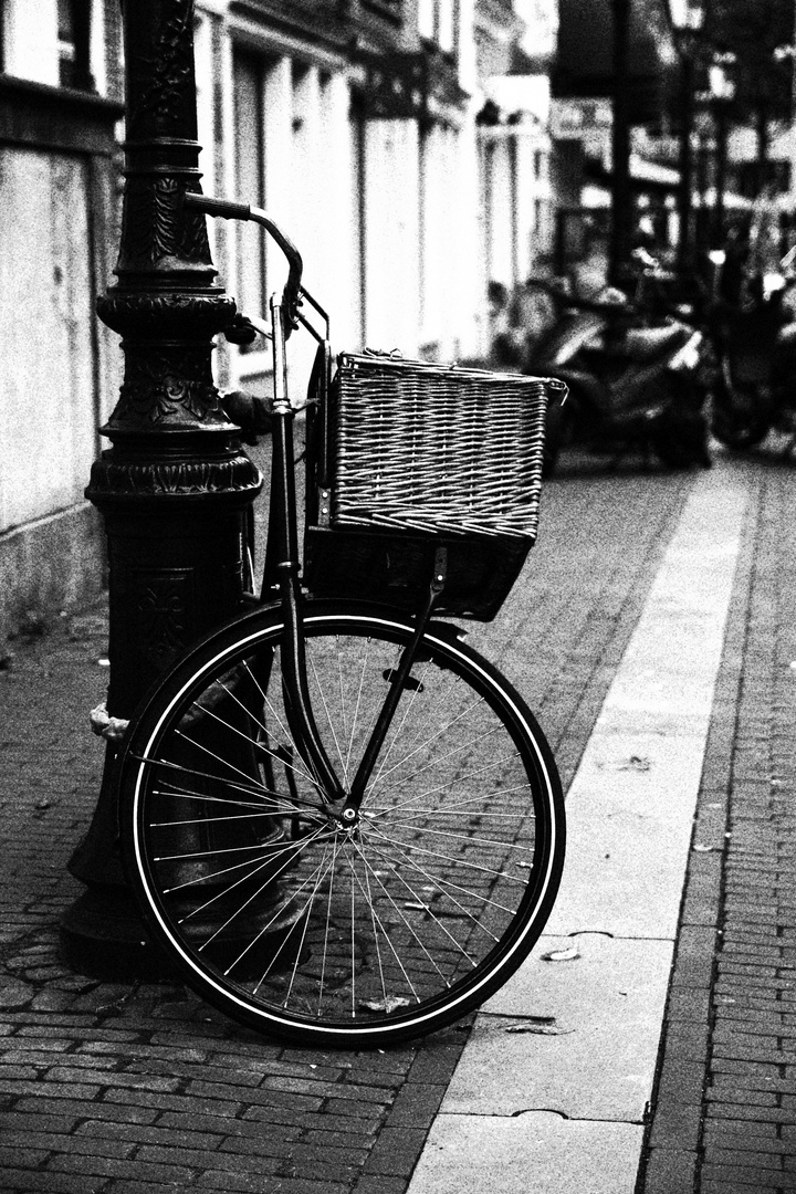 Fahrrad in Amsterdam B/W