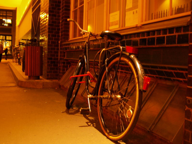 Fahrrad in den Hackischen Höfen