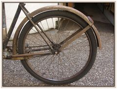 Fahrrad in der Altstadt von Lucca