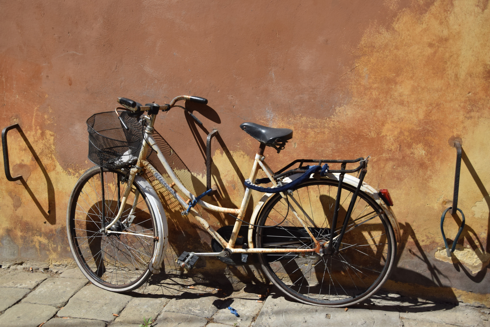 Fahrrad in Rost