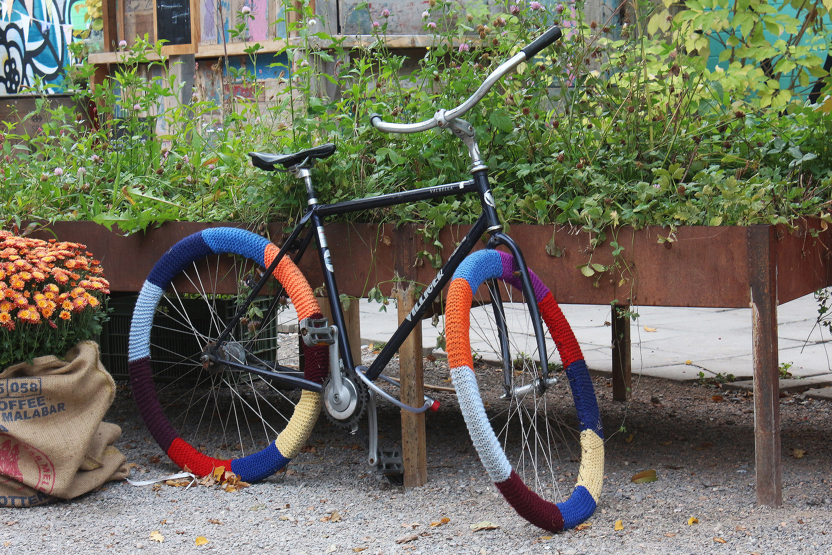 Fahrrad mit Winterpneu Foto & Bild fahrrad, reifen