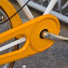 Fahrrad orange weiss