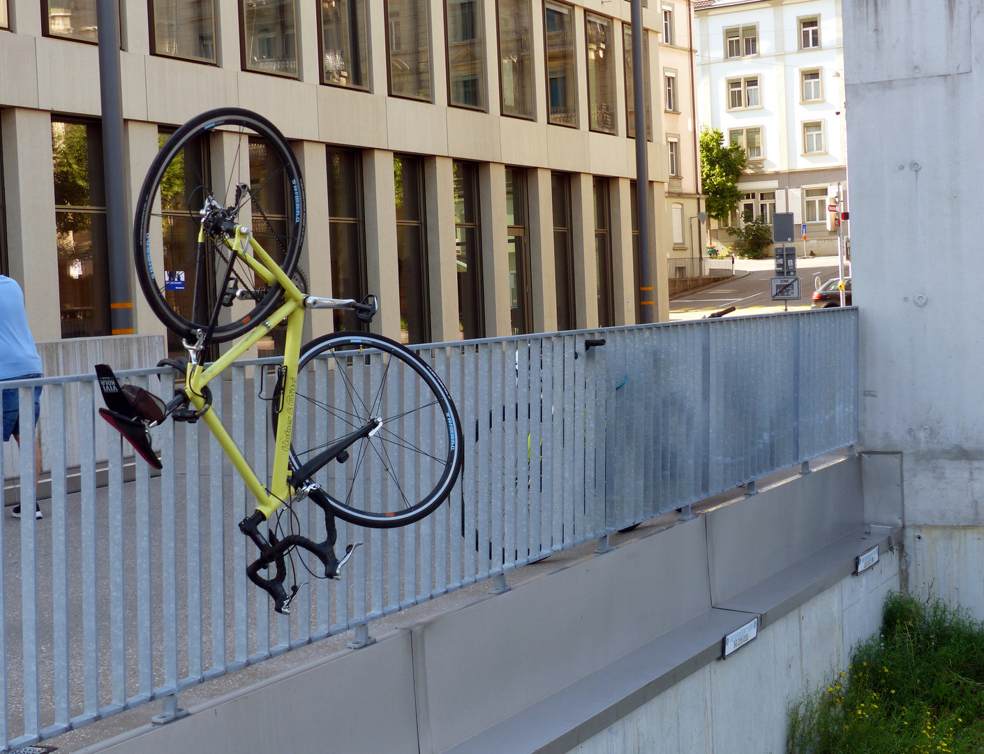 Fahrrad parken mal anders :)