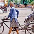 Fahrrad-Rickshaw in Agra