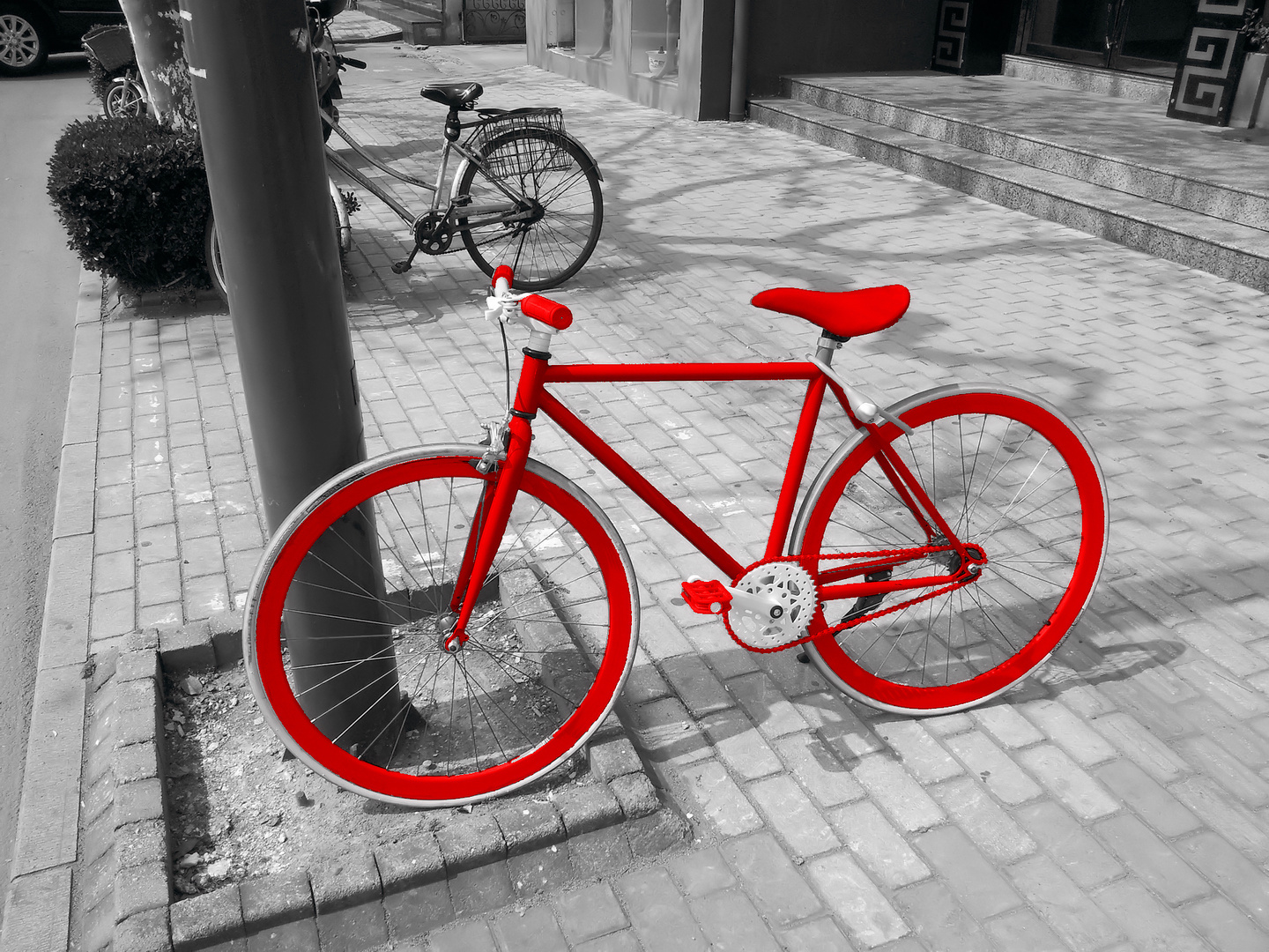 Fahrrad Rot