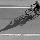 Fahrrad-Schatten-Spiel