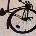 Fahrrad Schattenspiel