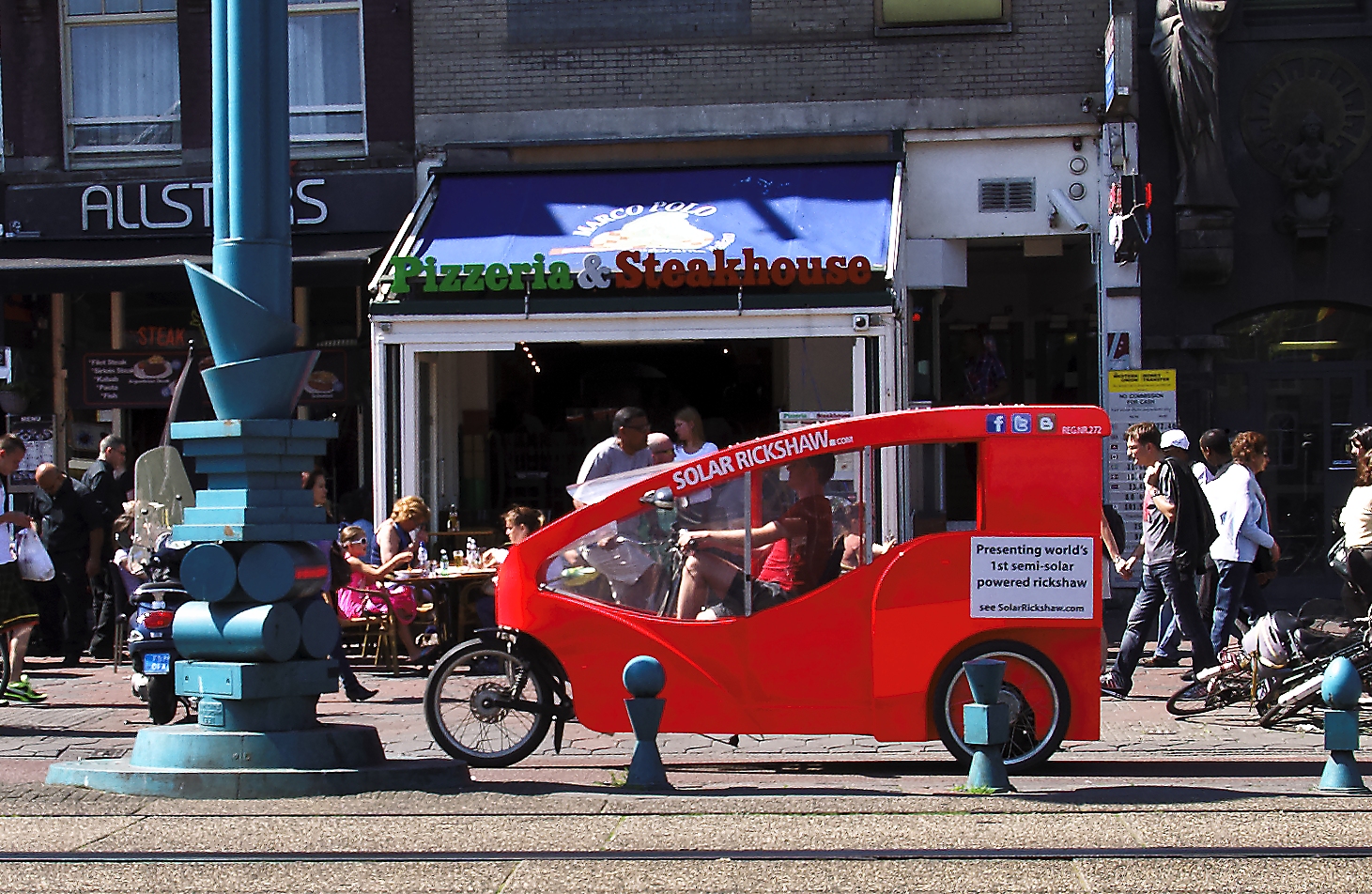 Fahrrad-Solar-Rikscha